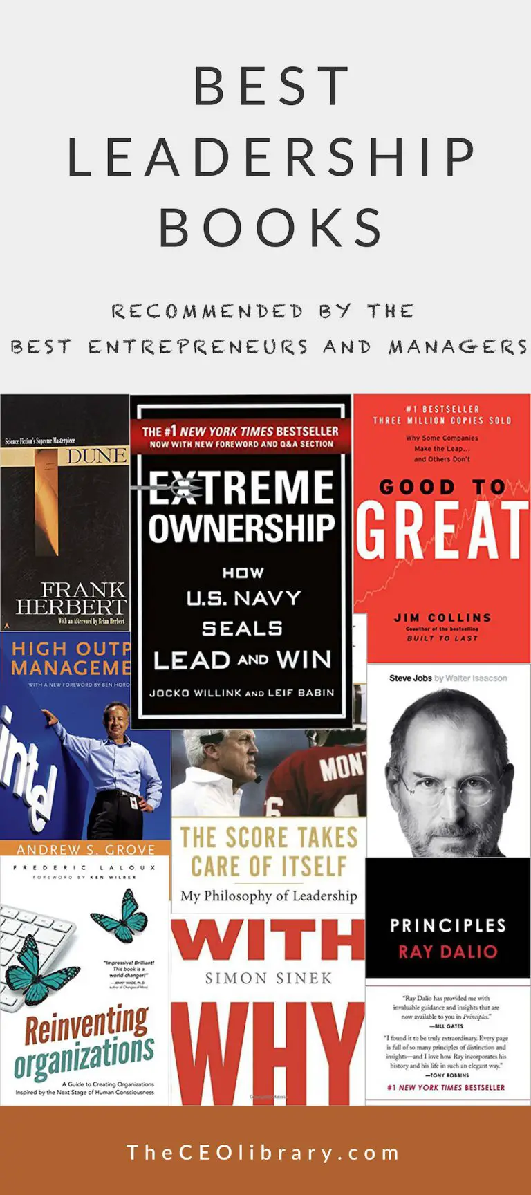 Best Leadership Books by World's Top Entrepreneurs