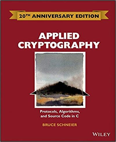Applied Cryptography: Protocols, Algorithms and Source Code in C - cover