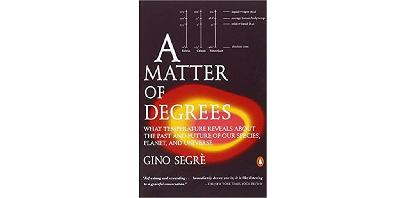 A Matter of Degrees: What Temperature Reveals about the Past and Future of Our Species, Planet, and Universe - cover