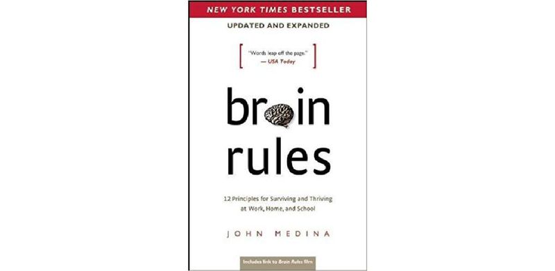 Brain Rules: 12 Principles of Surviving and Thriving at Work, Home and School - cover