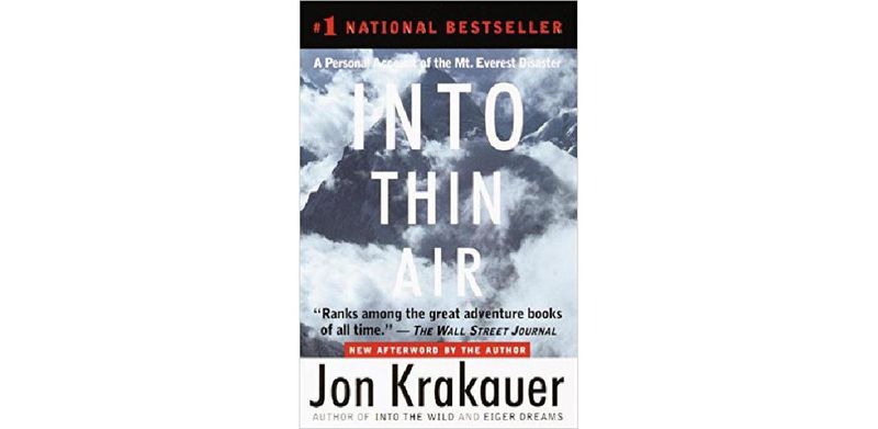 Into Thin Air: A Personal Account of the Mt. Everest Disaster - cover
