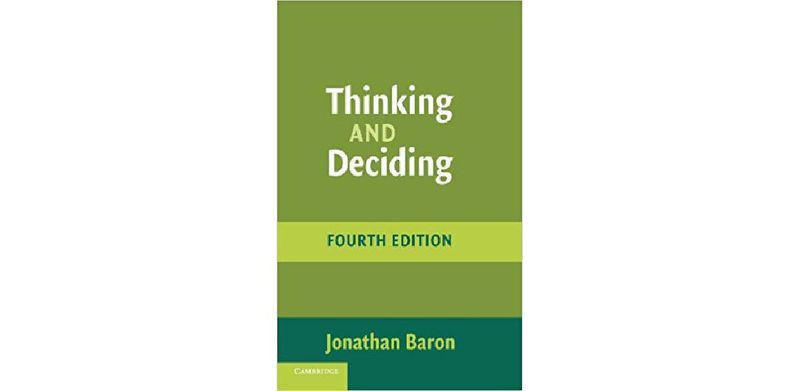 Thinking and Deciding - cover