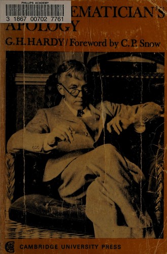A Mathematician's Apology - cover