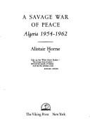A Savage War of Peace - cover