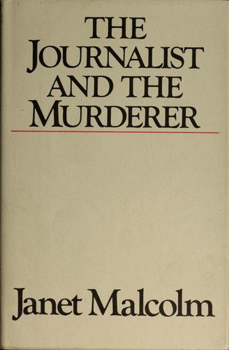 The Journalist and the Murderer - cover