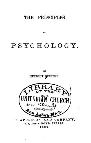The Principles of Psychology - cover