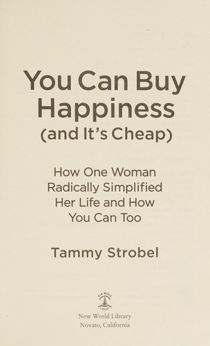 You Can Buy Happiness (and It's Cheap) - cover